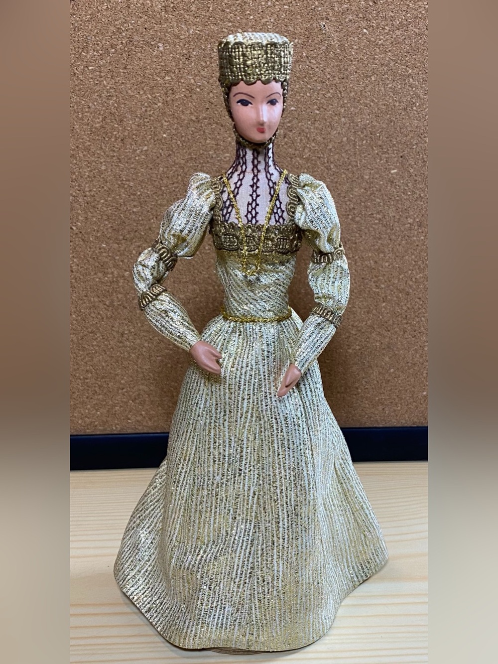 Spoldzielnia Pracy R.L.IA. Queen Barbara Radziwill Doll Vintage Handmade Poland